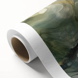 Abstract strokes wall art on rolled canvas, showcasing vibrant colors and dynamic patterns, perfect for modern home decor, packaged securely in a cardboard tube.