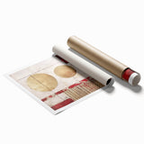 Abstract wall art print showcasing vibrant, colorful strokes in bold hues of blue, pink, and yellow, perfect for modern home decor. Ideal for adding a contemporary touch to any room.