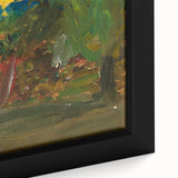 Modern Wall Art: Vibrant Garden Scene with Sun by Tadeusz Makowski