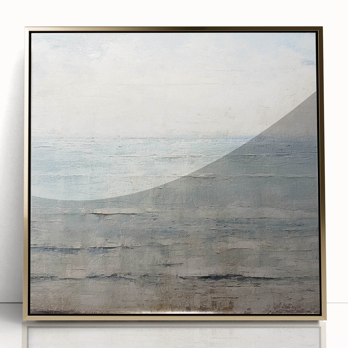 Framed abstract wall art featuring elegant gold strokes on a black background, designed to enhance modern decor with a sophisticated touch.