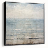 Framed canvas wall art featuring abstract strokes in black and white, showcasing a modern design ideal for contemporary home decor, viewed from the side.