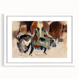 Modern Wall Art: Emotional Scene by Charles Demuth