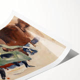 Modern Wall Art: Emotional Scene by Charles Demuth