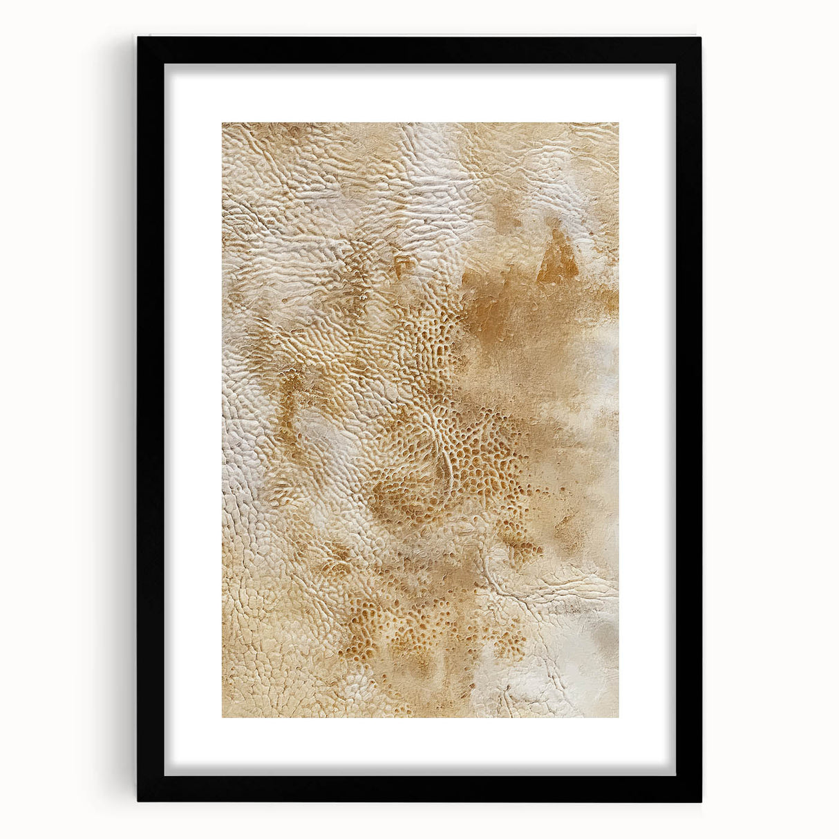 Abstract strokes wall art framed in black, showcasing bold colors and dynamic patterns, ideal for modern home decor, enhancing aesthetic appeal.