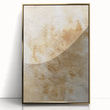Framed abstract wall art showcasing vibrant gold acrylic strokes on a textured surface, ideal for modern home decor and artistic interior design.