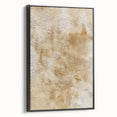 Framed abstract wall art featuring bold black strokes on a textured canvas, showcasing a modern aesthetic perfect for contemporary home decor.