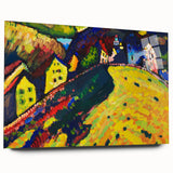 Modern Wall Art: Vibrant Village Scene by Wassily Kandinsky