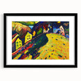 Modern Wall Art: Vibrant Village Scene by Wassily Kandinsky