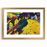 Modern Wall Art: Vibrant Village Scene by Wassily Kandinsky