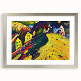 Modern Wall Art: Vibrant Village Scene by Wassily Kandinsky