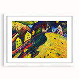 Modern Wall Art: Vibrant Village Scene by Wassily Kandinsky