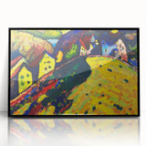 Modern Wall Art: Vibrant Village Scene by Wassily Kandinsky