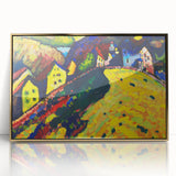 Modern Wall Art: Vibrant Village Scene by Wassily Kandinsky