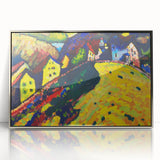 Modern Wall Art: Vibrant Village Scene by Wassily Kandinsky