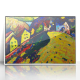 Modern Wall Art: Vibrant Village Scene by Wassily Kandinsky