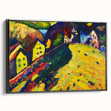 Modern Wall Art: Vibrant Village Scene by Wassily Kandinsky