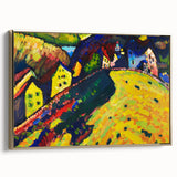Modern Wall Art: Vibrant Village Scene by Wassily Kandinsky
