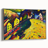 Modern Wall Art: Vibrant Village Scene by Wassily Kandinsky