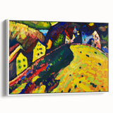 Modern Wall Art: Vibrant Village Scene by Wassily Kandinsky