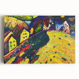 Modern Wall Art: Vibrant Village Scene by Wassily Kandinsky