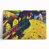 Modern Wall Art: Vibrant Village Scene by Wassily Kandinsky