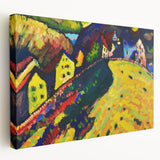 Modern Wall Art: Vibrant Village Scene by Wassily Kandinsky