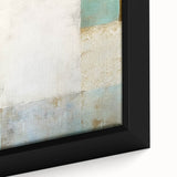 Close-up of a framed abstract strokes wall art canvas, showcasing vibrant colors and dynamic brushwork, perfect for modern interior decor.