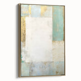 Framed abstract wall art featuring vibrant gold strokes on a textured canvas, showcasing modern decor that enhances contemporary living spaces. Perfect for adding elegance to any room.