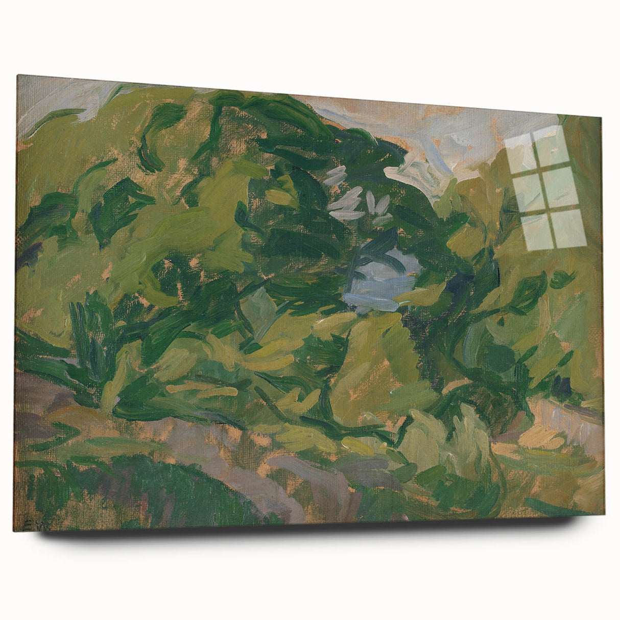 Modern Wall Art: Lush Landscape Scene by Edvard Weie