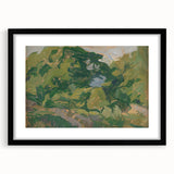 Modern Wall Art: Lush Landscape Scene by Edvard Weie