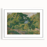 Modern Wall Art: Lush Landscape Scene by Edvard Weie