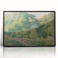 Modern Wall Art: Lush Landscape Scene by Edvard Weie