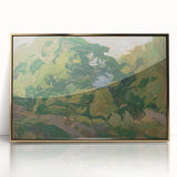 Modern Wall Art: Lush Landscape Scene by Edvard Weie