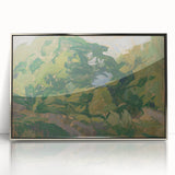 Modern Wall Art: Lush Landscape Scene by Edvard Weie