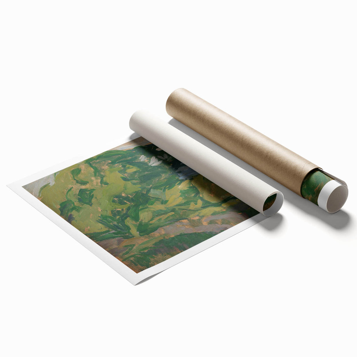 Modern Wall Art: Lush Landscape Scene by Edvard Weie