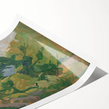 Modern Wall Art: Lush Landscape Scene by Edvard Weie