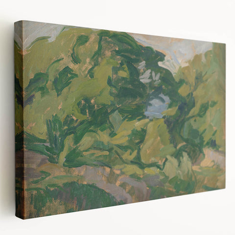Modern Wall Art: Lush Landscape Scene by Edvard Weie
