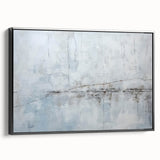 Framed abstract strokes wall art displaying bold black hues and intricate designs, showcased from a side view, perfect for modern home decor.