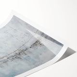 Abstract strokes wall art print showcasing vibrant colors in dynamic patterns, rolled and ready for display. Perfect for modern home decor, adding a stylish touch.