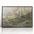 Modern Wall Art: Tranquil Brook Scene by Zolo Palugyay