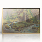 Modern Wall Art: Tranquil Brook Scene by Zolo Palugyay