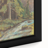 Modern Wall Art: Tranquil Brook Scene by Zolo Palugyay