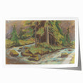 Modern Wall Art: Tranquil Brook Scene by Zolo Palugyay