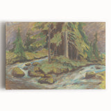 Modern Wall Art: Tranquil Brook Scene by Zolo Palugyay