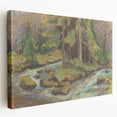 Modern Wall Art: Tranquil Brook Scene by Zolo Palugyay