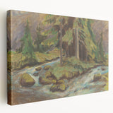 Modern Wall Art: Tranquil Brook Scene by Zolo Palugyay