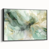 Abstract strokes wall art framed canvas in black showcases a modern artistic design with dynamic lines and textures, perfect for contemporary decor.