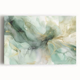 Abstract strokes wall art on stretched canvas, showcasing vibrant colors and dynamic patterns, perfect for modern home decor and artistic expression.