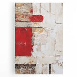 Abstract wall art featuring vibrant strokes in shades of blue, orange, and green on a stretched canvas, perfect for modern home decor and artistic interiors.