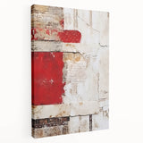 Abstract wall art canvas showcasing vibrant strokes in shades of blue, orange, and yellow, emphasizing a modern artistic style. Perfect for enhancing contemporary decor.